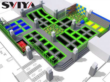 بالغوں کے لئے انڈور ٹرامپولائن