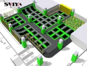 ٹرامپولائن انڈور کھیل کا میدان