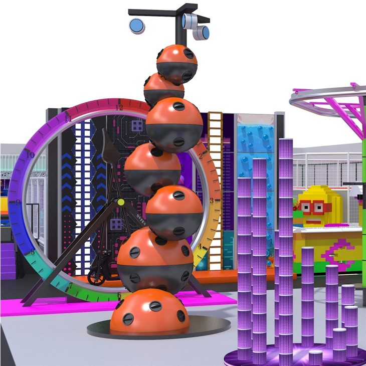 Xiaofeixia Trampoline کے ذریعہ تیار کردہ اسکائی اسٹیپر کے ساتھ مقبول چڑھنے والی دیوار