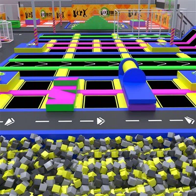 ٹرامپولین پارک سپلائر مین جمپ ٹرامپولین فراہم کرتا ہے۔